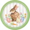 Party Central Floral and Easter Eggs Dinner Plates - 8.75" - Club Pack of 96
